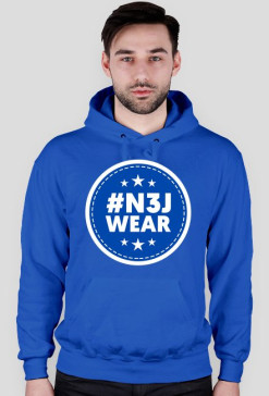 #N3JWEAR #BLUE #HOODY #4MAN