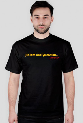 Koszulka "Jestem abstynentem"