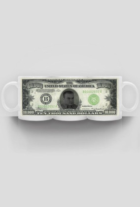 Limitowana edycja kubka testoviron Zimmermann w wersji dolara