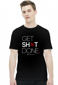 Motywujaca koszulka - meska "Get Shit Done"