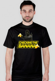 Checking the banana