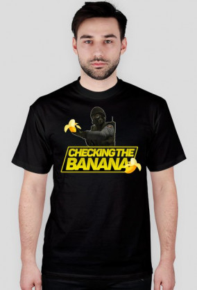 Checking the banana