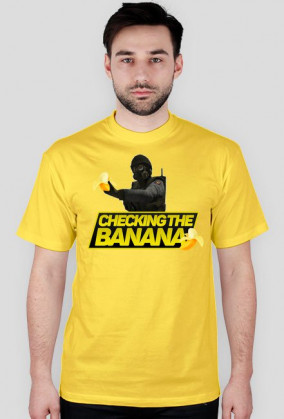 Checking the banana