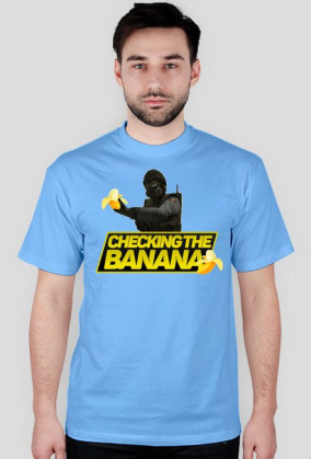 Checking the banana