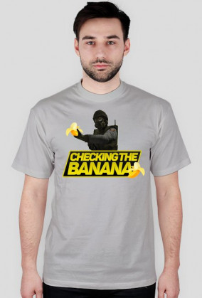 Checking the banana