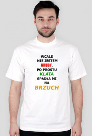 Koszulka Grubego Ciemne Napisy
