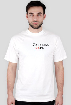 Koszulka z logo strony - Zarabiam24.pl