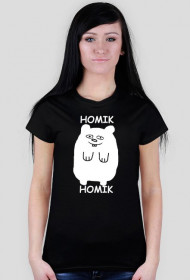 Homik z napisem