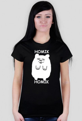 Homik z napisem
