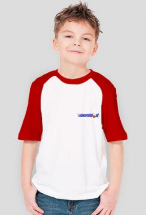 t-shirt bialo czerwony 2