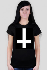 Inverted Cross black female damska