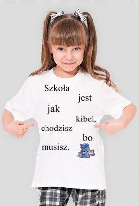 koszulka "Szkoła" dziewczenca