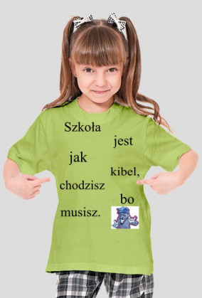 koszulka "Szkoła" dziewczenca