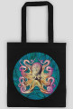 Beautiful colorful print with octopus