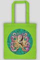 Beautiful colorful print with octopus