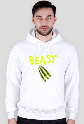 Beast bluza biala