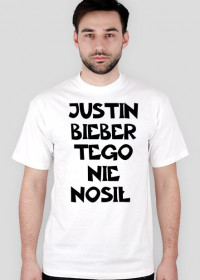JUSTIN BIEBER DON'T WEAR THIS