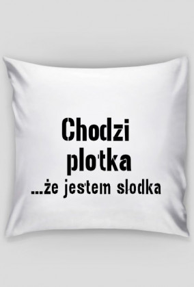 Plotka. poduszka
