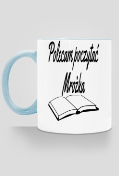 Kubek Polecam poczytać Mrożka