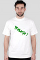 Biały T-shirt z napisem Wakacje !