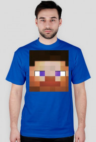 Minecraft guy face blue