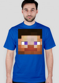 Minecraft guy face blue