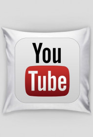 Ekstra poduszka ze znakiem YouTub