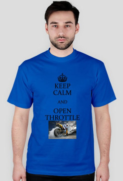 Keep Calm and Open Throttle (czarne napisy)