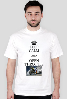 Keep Calm and Open Throttle (czarne napisy)