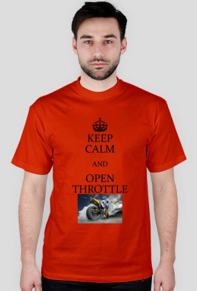 Keep Calm and Open Throttle (czarne napisy)