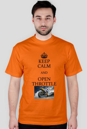 Keep Calm and Open Throttle (czarne napisy)