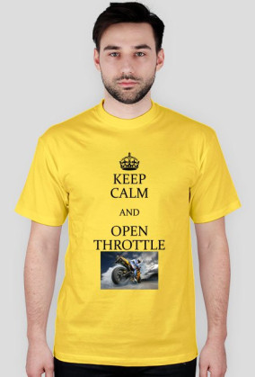Keep Calm and Open Throttle (czarne napisy)