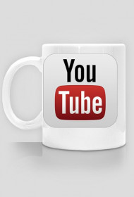 Kubek ze znakiem YouTube