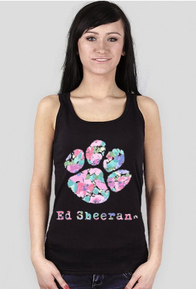 Ed Sheeran znak na ramiączka damska