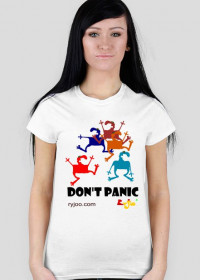 don't panic 2 koszulka damska ryjoo