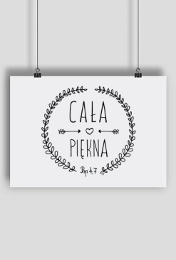 Plakat Pięknej