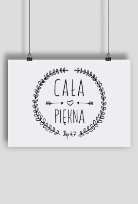 Plakat Pięknej