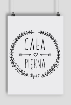 Plakat Pięknej