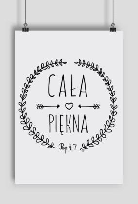 Plakat Pięknej