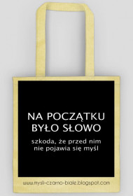 torba: NA POCZĄTKU BYŁO SŁOWO