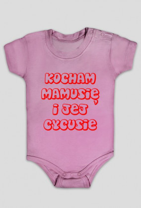 Body niemowlece Kocham mamusie i jej cycusie