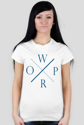 X WOPR white blue K
