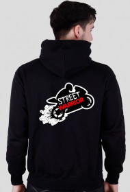 street warrior bluza czarna motocykl