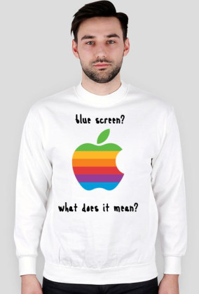 Blue screen? Bluza APPLE