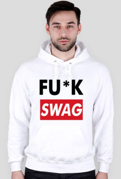 FU*K SWAG WHITE Bluza