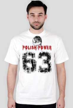 Koszulka Polish Power #63 white