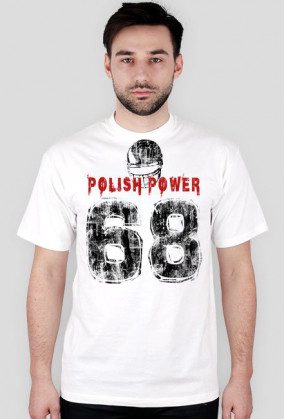 Koszulka Polish Power #68 white