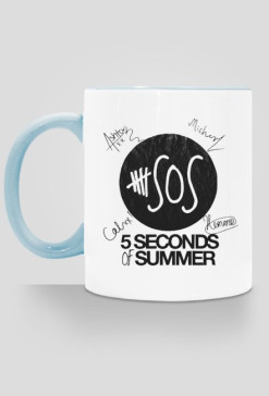 Kubek 5SOS with autographs