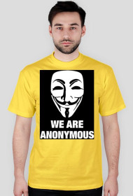 we are anonymous t-shirt