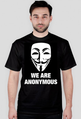 we are anonymous t-shirt